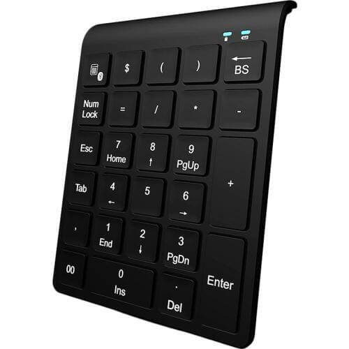 27 Keys Bluetooth Wireless Numeric Keypad Mini Numpad With More Function Keys Digital Keyboard For Pc Accounting Tasks