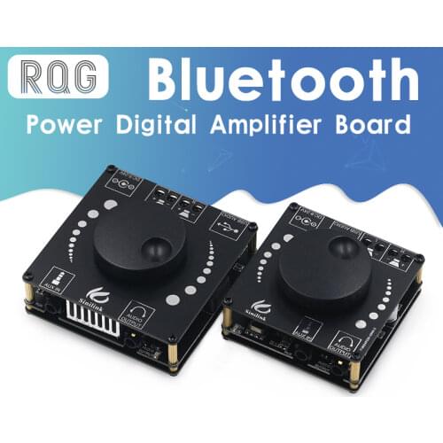 Bluetooth 5.0 50W/20Wx2 Wireless Audio TPA3116D2 Digital Power amplifier Stereo board Amp Amplificador USB AUX 3.5MM