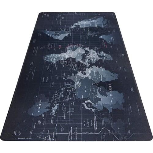 Large Mouse pad Gamer Accessories XXL Anti-slip Natural Rubber PC Computer Keyboard Desk Mat Gaming Mouse Pad New World Map