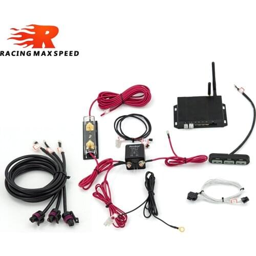 Air Ride Suspension Electronic Control System with Pressure Sensor Support Bluetooth Remote and Wire Control Car Accessories