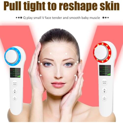 Electronic Beauty Device Cryotherapy Iontophoresis Household Facial Cleaning Massager Slimming Skin Care Tools Dropshipping