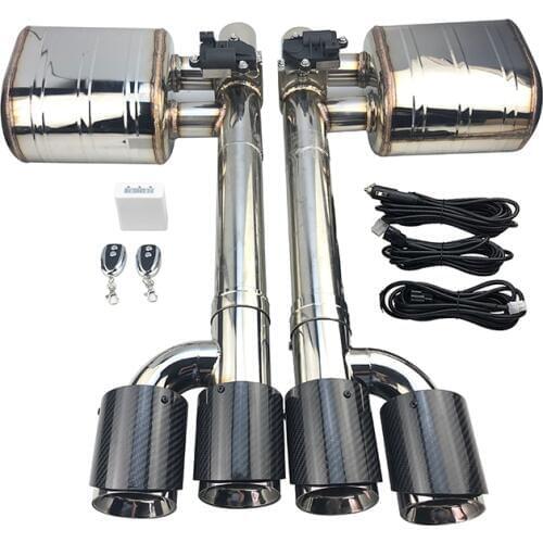 Exhaust valve muffler 51mm63mm70mm76mm electric valve muffler valve + A.K tail throat muffler exhaust valve electric control car