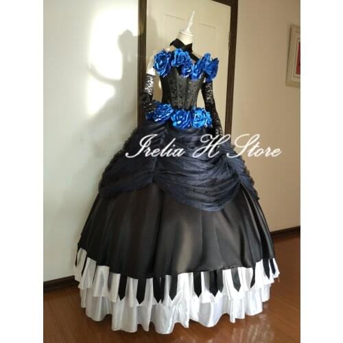 Irelia H Store D.Gray-man Cross Marian Cosplay Costume Party Dresses female High Quality Custom made