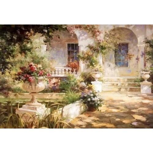Italiaanse tuin diamond painting
