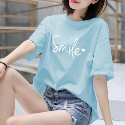Summer Tshirts For Women Loose O-neck Women Shirt Print Casual Womens T Shirt Tops Plus Size T Shirt Feminina 4XL Oversize Tops