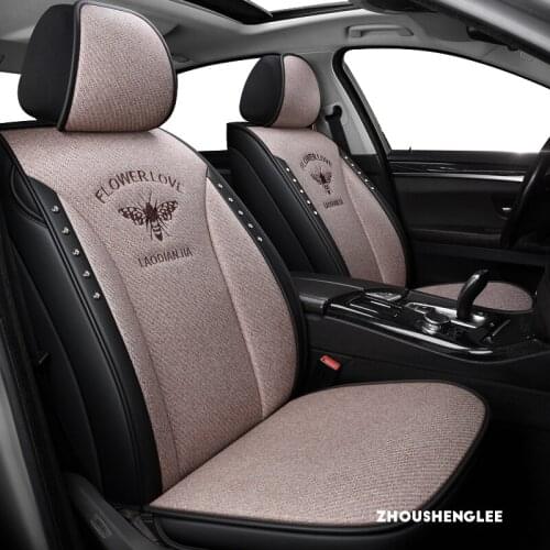 Flax car seat covers for Lexus RX350 RX450h RX330 IS250C GS300 GS350 ES LS NX CT200h LS NS IS Series car accessories