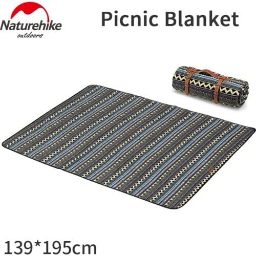 Naturehike Machine Washable Celebrity Style Picnic Blanket Thick Moisture-proof Mat for Park Picnic NH20FCD04