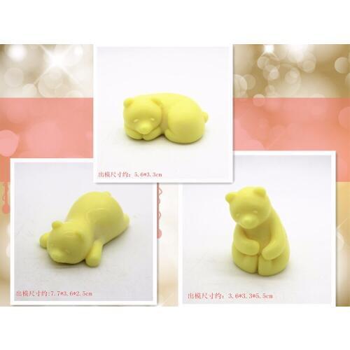 Wholesale/retail,bearAromatherapy gypsum mould silicone soap mold