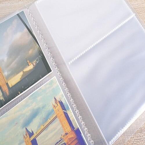 New Trading Card Storage Album Pages Card Collector Coin Holders Wallets Sleeves Set Transparent Album Card Cover
