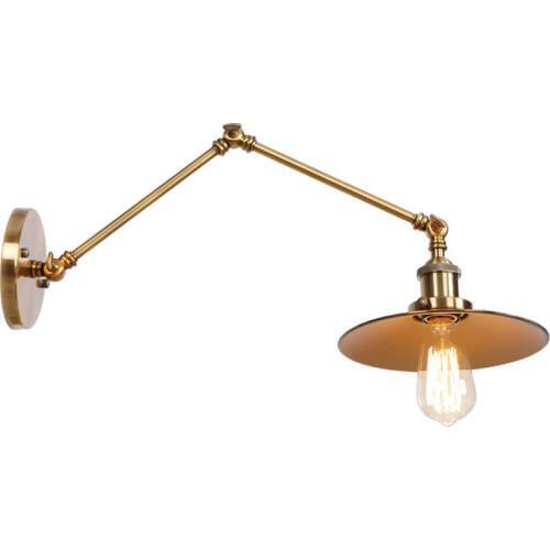 Industrial Vintage LED Wall Light Iron Long Arm Adjust Retro Wall Lamp Loft Decor Edison Wall Sconce Home Lighting Lampara