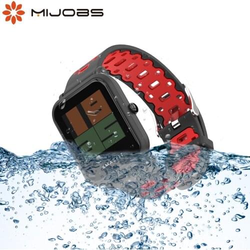 Strap Compatible for Amazfit GTS/BIP/GTR/Stratos Pace 2 Smart Band Silicone Sports Bracelet for Huami Amazfit Wristbands 20/22mm