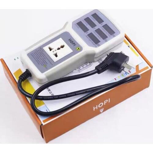 Handheld Power Monitor Energy Meter Analyzer HP9800 20A LED Saving Lamps Tester EU/AU/UK/US Plug Socket