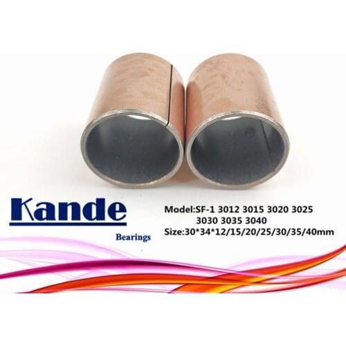 SF-1 3012 3015 3020 3025 3030 3035 3040 Self Lubricating Sleeve Size 30*34*12 15 20 25 30 35mm SF1