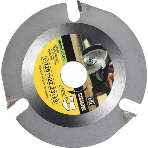 ANENG 3 Tooth 125mm Heavy Duty Grinder Chain Disc Wood Carving Disc Woodworking Chain Plate For Angle Grinder