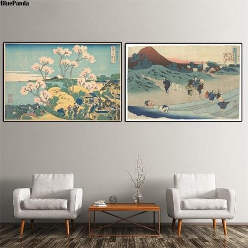 The Great Wave Off Japanese Katsushika Hokusai Poster Painting On Canvas Bedroom Wall Art Decoration Pictures Home Decor