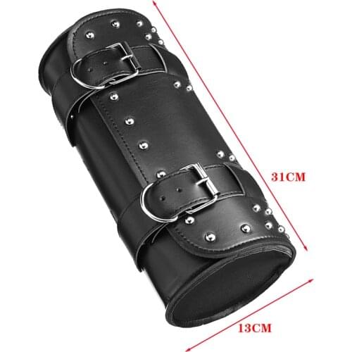 Universal Bags Black Motorcycle Tool Bag Front Fork Handlebar Saddlebag Roll Barrel Racing Tail Barrel Storage Accessories