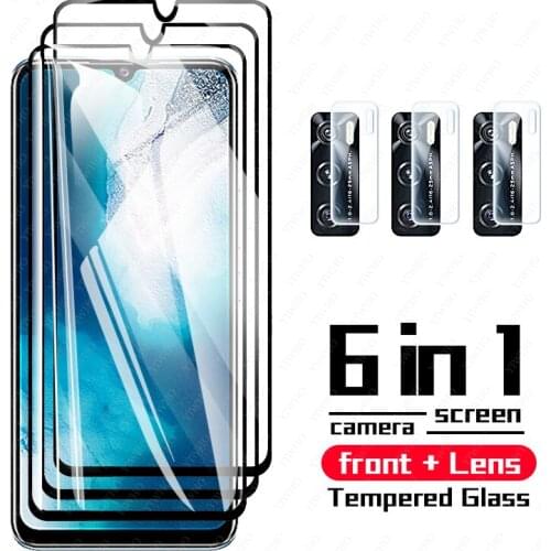 Full Protective Glass For oppo v20 se v20se v 20se V2022 V2023 6.44" Tempered Glass on for vivo v20 se Screen Protector camera
