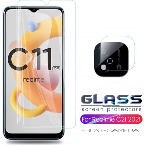 Camera protective glass cover for realmi realmy relme realme c11 c 11 2021 rmx3231 6.52'' explosion-proof screen protectors film