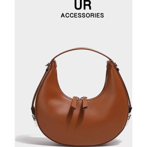 Women Leather Handbags Female Ladies Hand Hobos Bag Round Shoulder Bag Fashion Style Crossbody Bags For Women 2019 Sac A Main