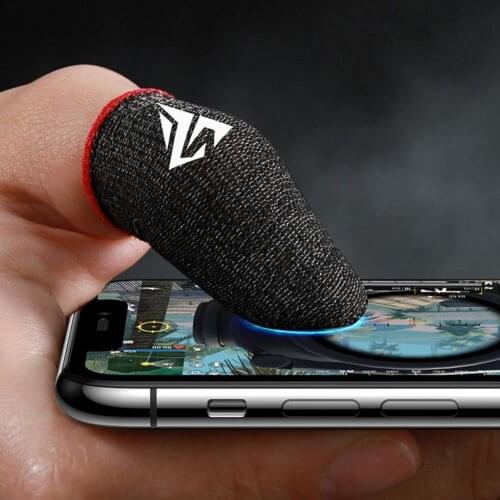 Bluelans New 1 Pair Finger Sleeves Non-slip Breathable Anti-sweat Touch Screen Game Thumb Sleeves for Professionals