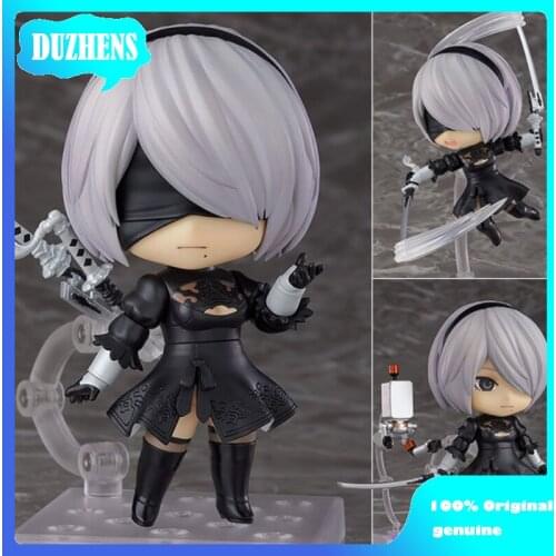 100% Original: NieR:Automata 2B Q version figma PVC Action Figure Anime Figure Model Toys Figure Collection Doll Gift