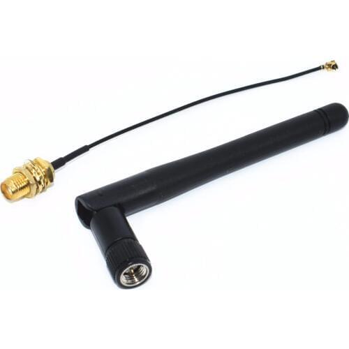 2.4G antenna folded Bluetooth wifi module ZigBee antenna SMA to IPEX feeder line 2.4GHz Antenna