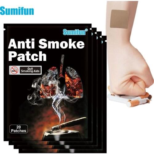 20/40/80pcs Sumifun Chinese Herbal Natural Quit Smoking Patch Anti Cigarettes Product Dismiss Smoking Addiction Cessation Pad