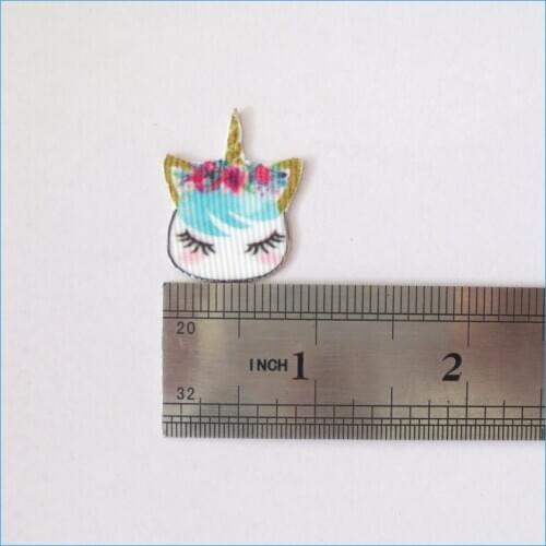 300 Girl 1.75" B- Unicorn L.O Surprise Doll Rainbow Baby Cloth Patch Wholesale