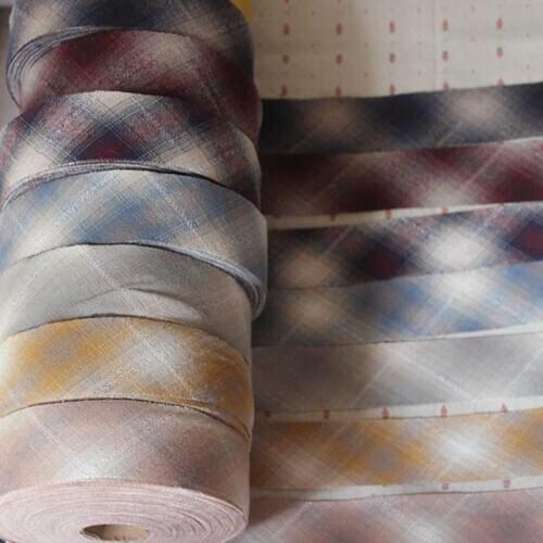4cm Cotton Bias Binding Tapes, Unfolded Sewing DIY Trim Material Covered Dress-making Craft Upholstery Textile Webbing