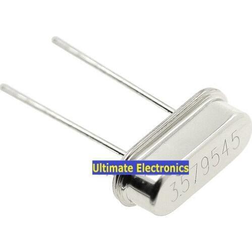 40pcs Passive crystal HC-49S 3.579545MHZ 3.579545M Crystalline DIP 2feet