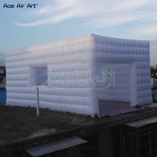 8x5x3.6m Customized Giant square inflatable cube tent event display cubic marquee lawn trade show Garage tent for sale