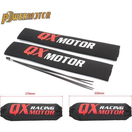 36cm Front Fork Protector 35cm Rear Shock Absorber Guard Wrap Cover For CRF YZF KLX Dirt Bike Motorcycle ATV Quad Motocross