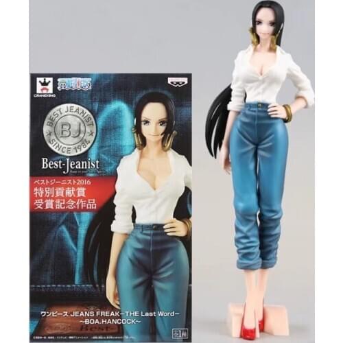 Anime One Piece JEANS FREAK The Last Word Boa Hancock PVC Action Figure Collection Model Toys Doll 22cm
