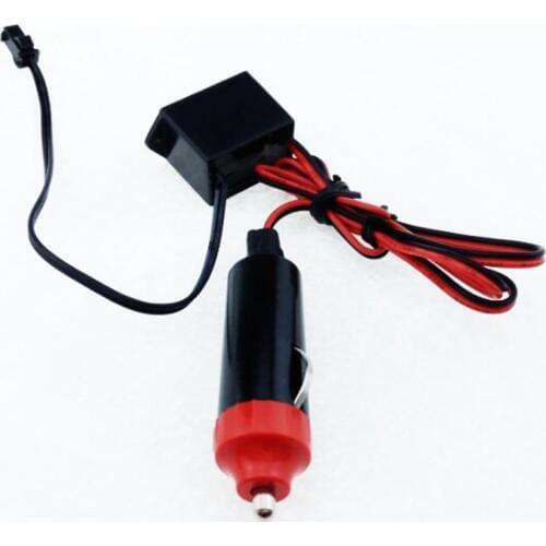 Car inverter 1-5 M el wire car 12V USB Controller el driver for el chasing wire glowing like water running Free shipping