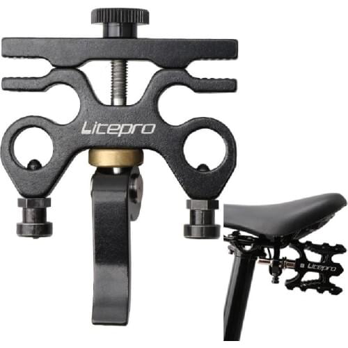 Quick Release Bike Pedal Holder Adapter for Brompton Folding Bike Saddle Pedals Mount for MKS EZY Aceoffix Bicycle Pedal