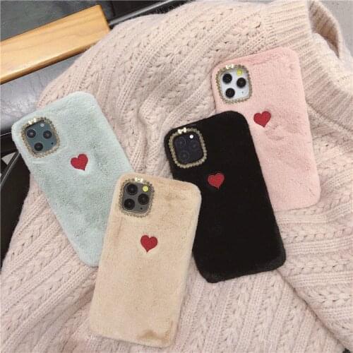 For One Plus 7 7T PRO 6 6T 5 5T 3T Candy Colors Plush Fur Case for Oneplus 8 8T Pro Nord Z TPU Solid Soft Protection Cover Funda