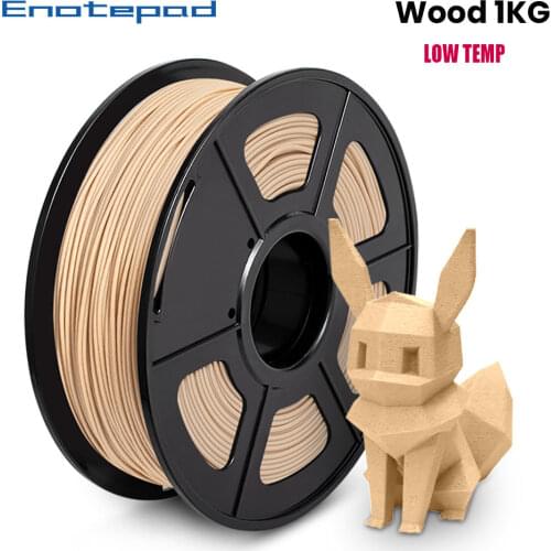 Enotepad Wood Filament 1.75 mm 3D Printer Filament,1kg Spool Dimensional Accuracy +/- 0.02 mm Sweet Smell 3D Printing филамент