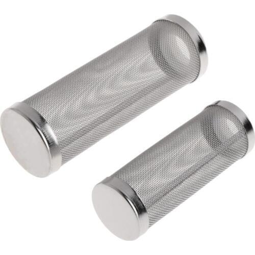 Stainless Steel Aquarium Filter Entry Net Shrimp Cylinder Fish Tank Inflow Inlet Cleaning Tools Fish & Aquatic Pet Supplies