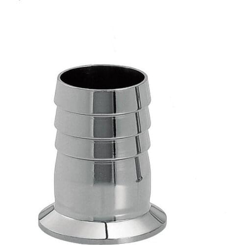 1"OD 25mm Stainless Steel SUS SS304 Sanitary Hose Barb Pipe Fitting Ferrule OD 50.5mm fit 1.5" Tri Clamp