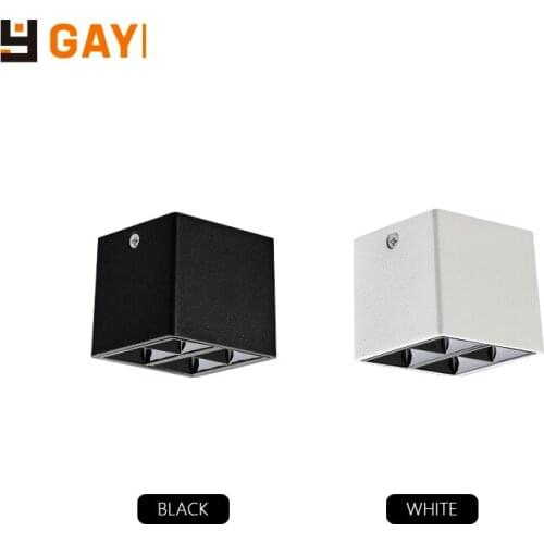 GAOYI 2PCS HOT LED Surface Mounted Ceiling Spotlight 7W Voltage AC85-265v Indoor Downlight Jewelry Living Room Kitchen Bathroom