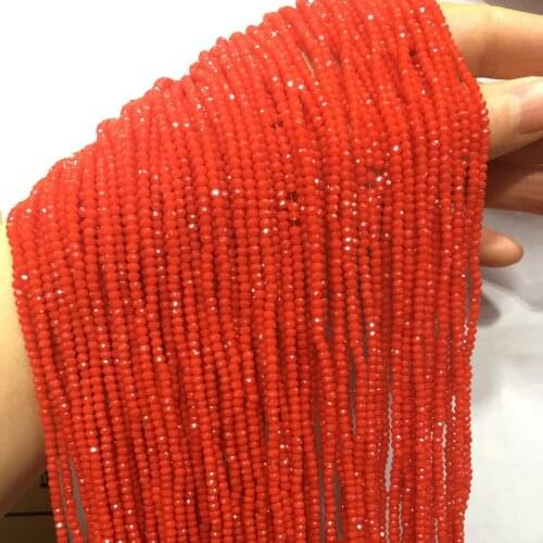 Faceted Scattered bead agates crystal string Beads for Jewelry Making DIY Necklace Bracelet Accessories size 2x2.5 -2x3mm