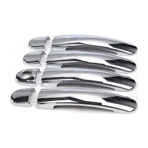 For VW Volkswagen Tiguan abs Chrome Door Handles Covers Car Accessories Stickers Car Styling 2009 2010 2012 2013 2014 2015