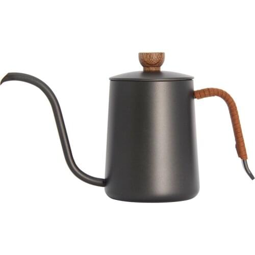 350/600ml Coffee Pots Stainless steel thin mouth Teapot Coffee pots Coffeware Sets Hand made coffee Tea controlled kettle