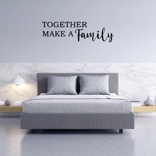 Colorful love and family Wall Sticker Pvc Wall Art Stickers Wallsticker Living Room Bedroom Wall Stickers Waterproof Wallpaper