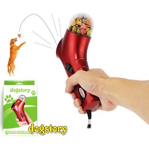 Dog Snack Catapult Launcher Dog Cat Treat Launcher Snack Food Feeder Catapult Pet Interactive Training Toys Outdoor Beach Toys