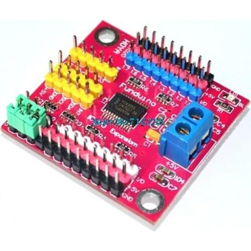 IIC/I2C/TWI turn 16 digital inputs and outputs IO port module For Arduin