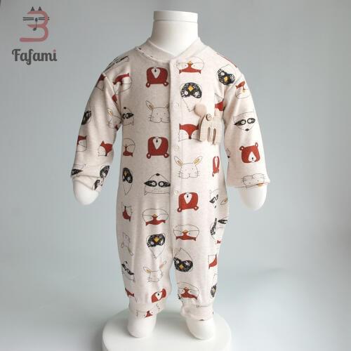 Infant Newborn Toddler Baby Boy Girl Clothes Summer Autumn Romper Playsuit Casual long Sleeve Clothes Cartoon Outfits 0-12M