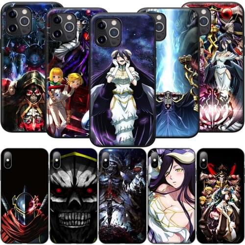 GX17 Albedo Overlord Silicone Soft Case for iPhone 12 Mini 11 Pro XS Max XR X 8 7 6 6S Plus 5 5S SE 2020