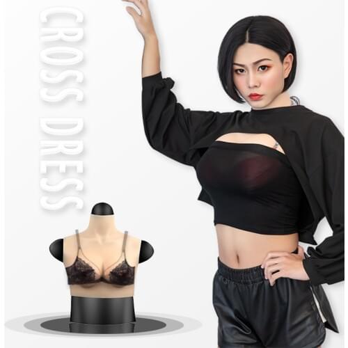 ROANYER Fake Boobs Realistic Silicone Breast Forms For Crossdressing Drag Queen Shemale Crossdresser Transgender C D E G Cup