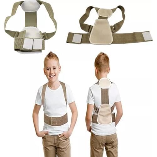 Drop shipping Teenage Posture Corrector Correction Orthosis Back Support Back Posture Correction Flexible Back Belt for Child